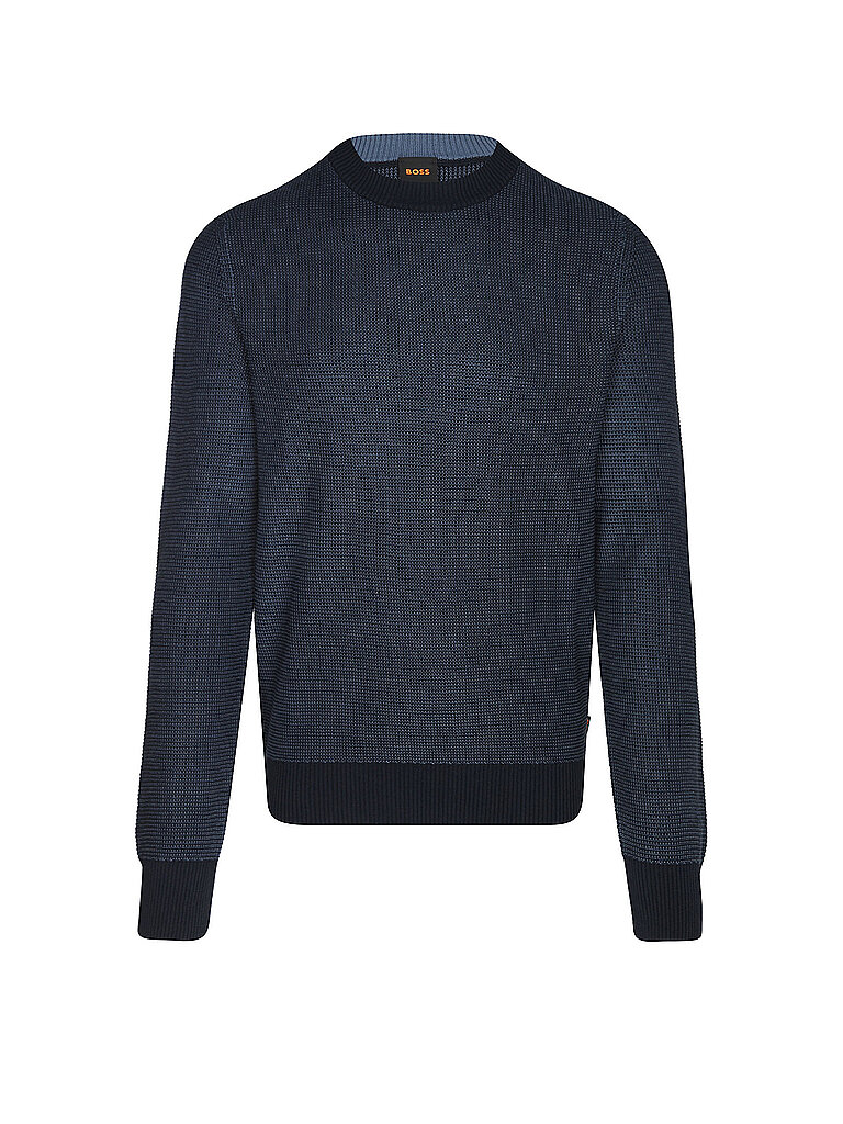 BOSS Pullover KLAPOK azul oscuro