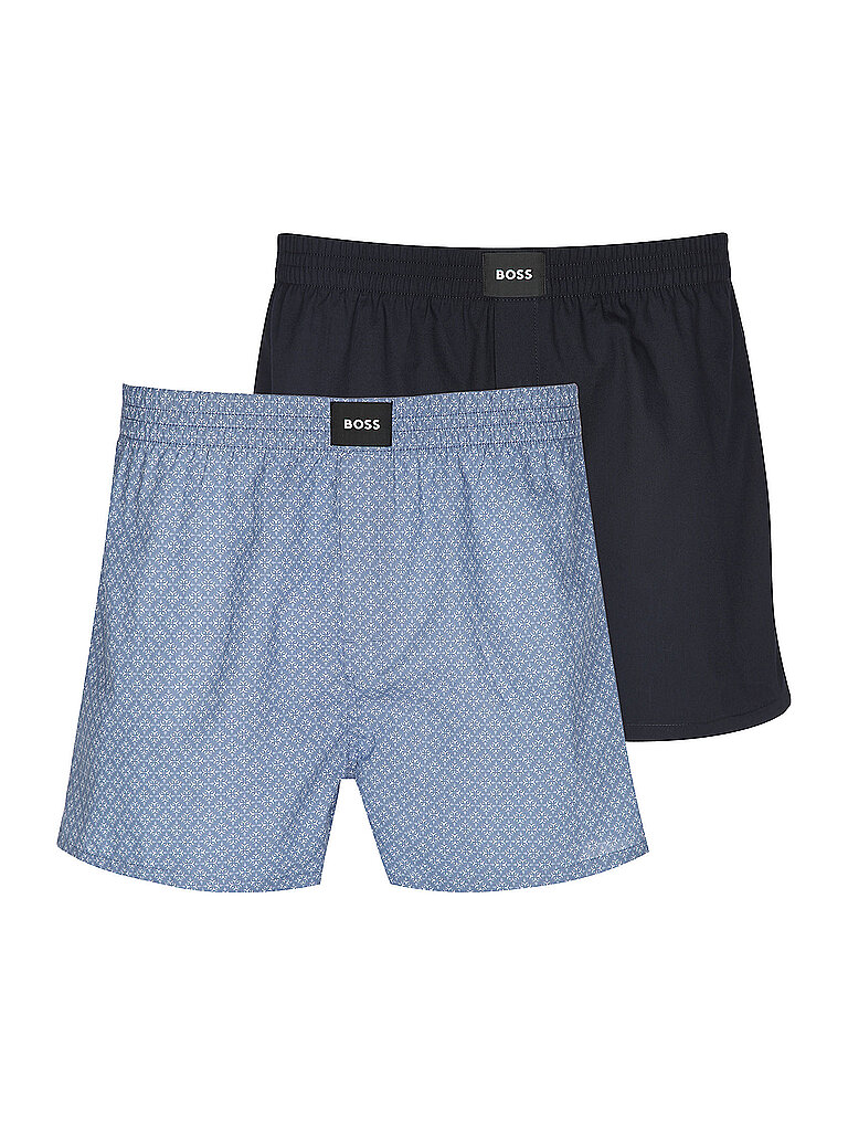 Boxershorts Paquete de 2 light/pastel purple azul S