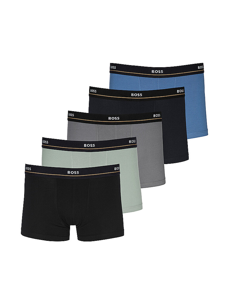 Pantalones paquete de 5 abierto misceláneo negro XL