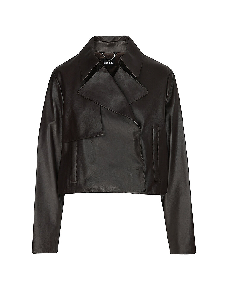Chaqueta de cuero SARCAE marrón 44