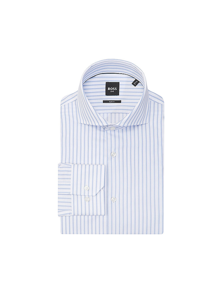 Camisa Slim Fit azul claro 44
