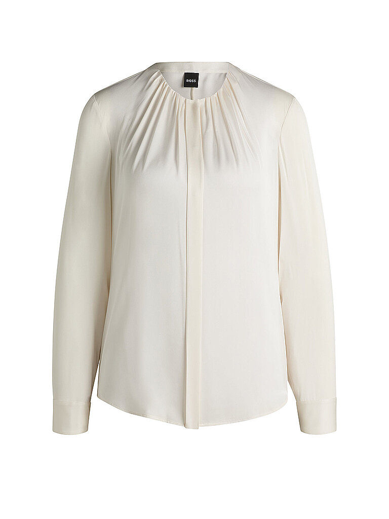 BOSS Blusa de seda BANORAH blanco