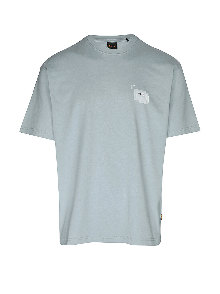 BOSS Camiseta TE_FRAME azul claro