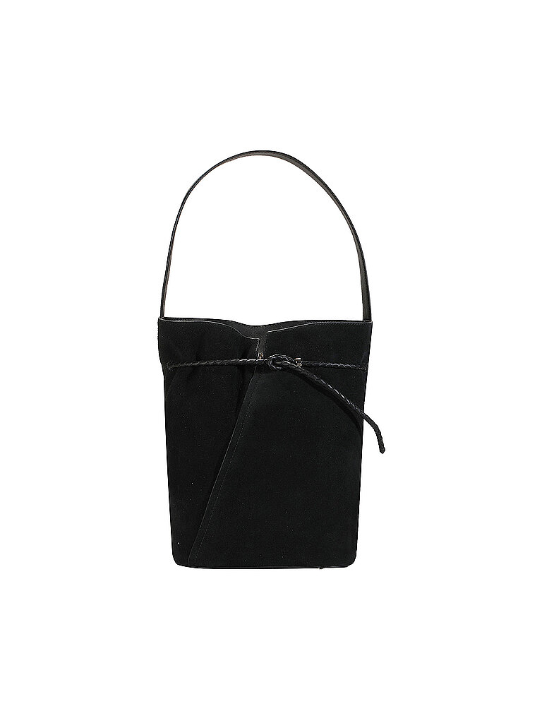 BOSS Bolso de piel - Bucket Bag negro