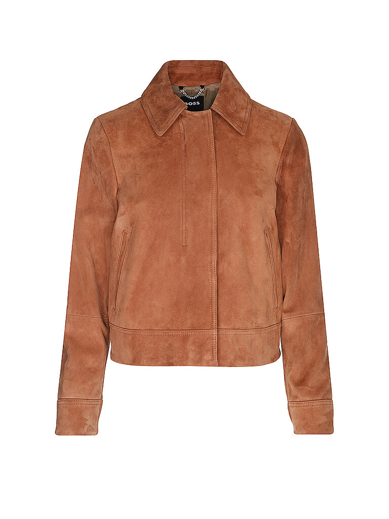Boss Lederjacke SAMARO marrón 42