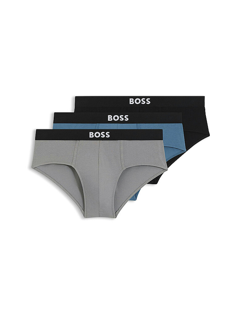 BOSS Slip 3er Pkg. open green azul