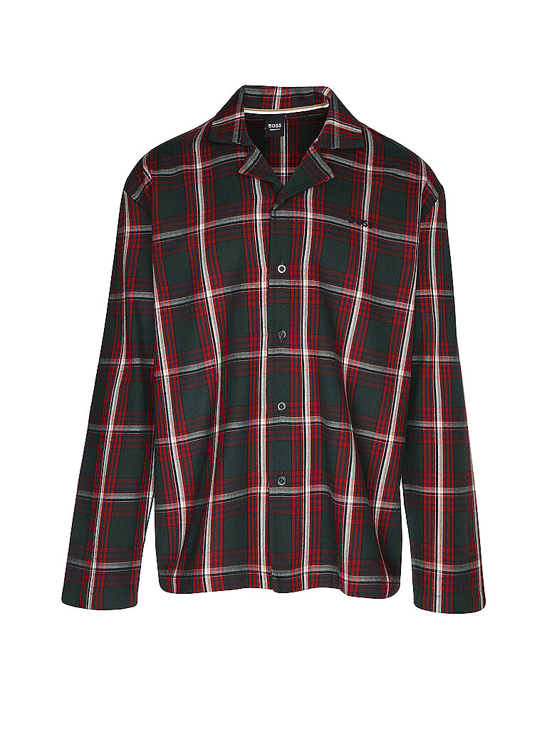 BOSS Pijama HOLIDAY rojo oscuro