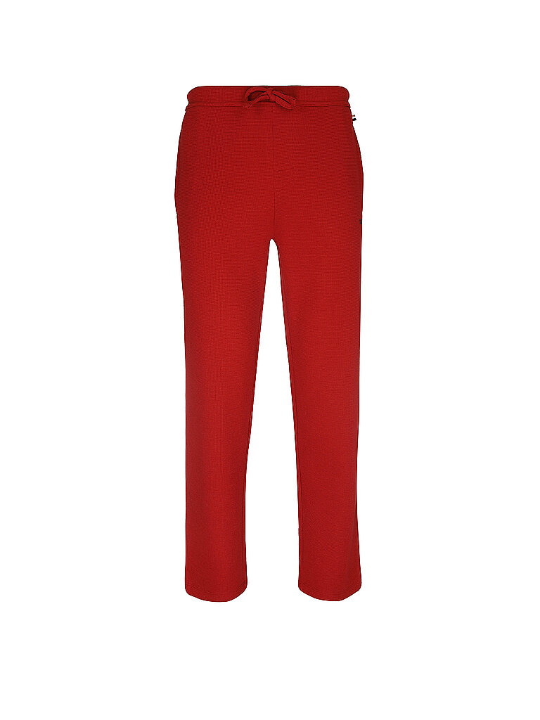 BOSS Pantalón de Loungewear rojo oscuro