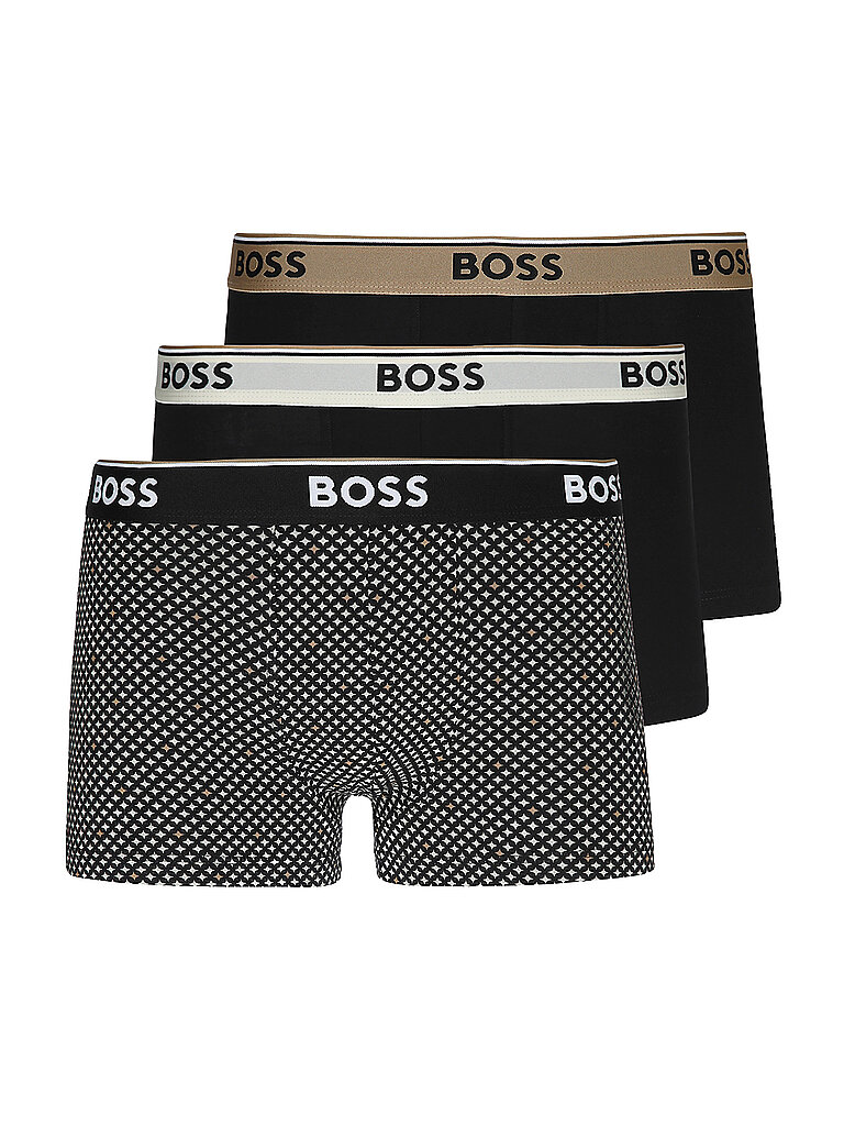 BOSS Pantalones paquete de 3 unidades beige medio negro