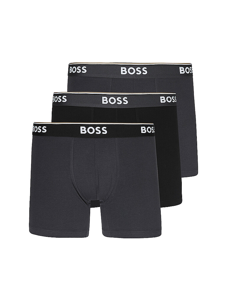 BOSS Pantalones BOXERBR 3P POWER paquete de 3 abierto surtido negro