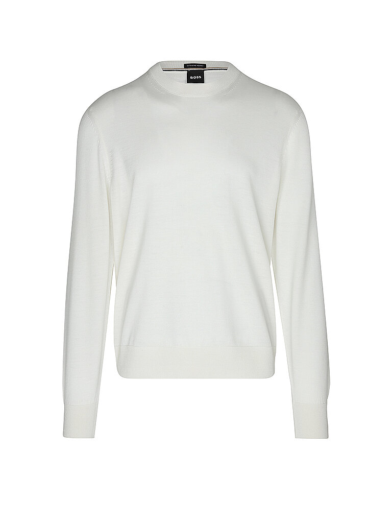 BOSS Pullover H-LENO blanco