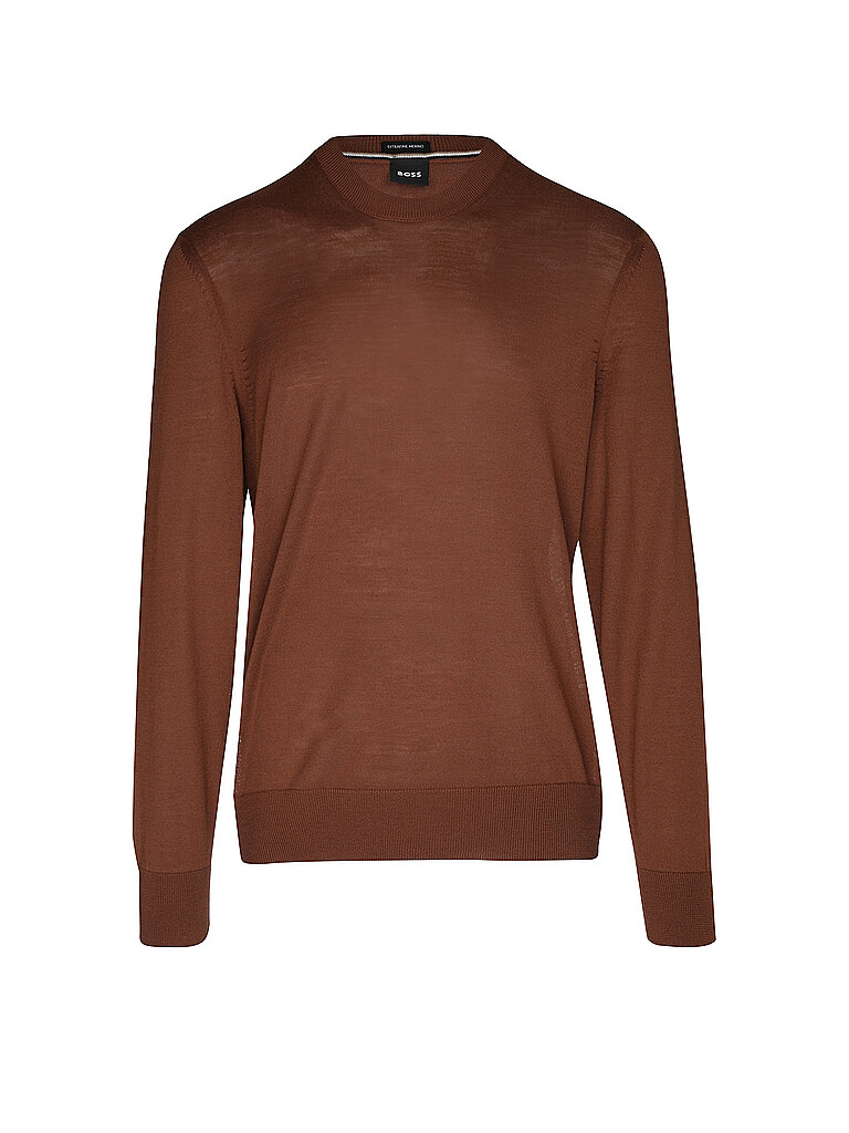 BOSS Pullover H-LENO marrón