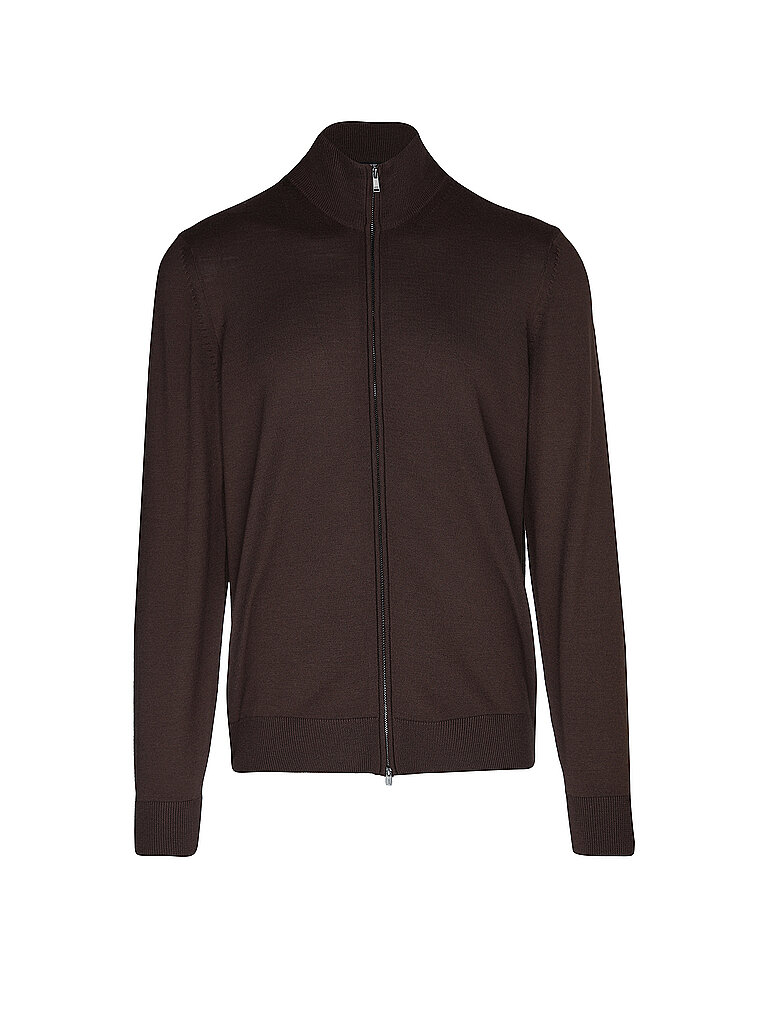 BOSS Strickjacke H-BALONSO marrón