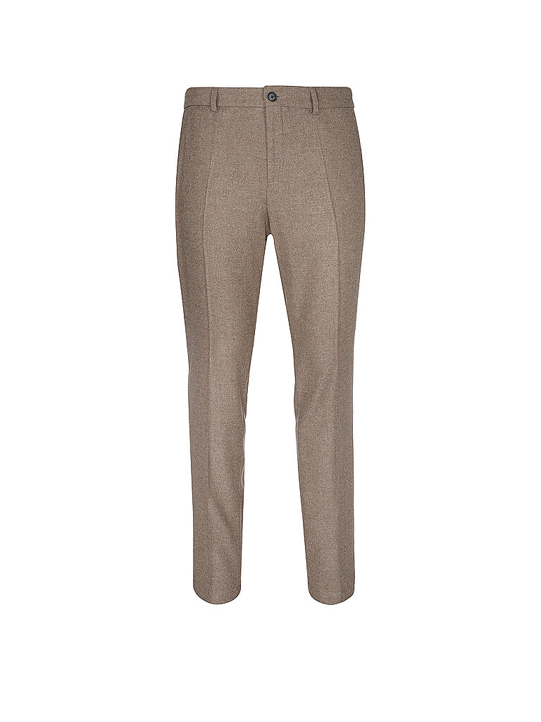 BOSS Pantalón de traje P-GENIUS marrón claro