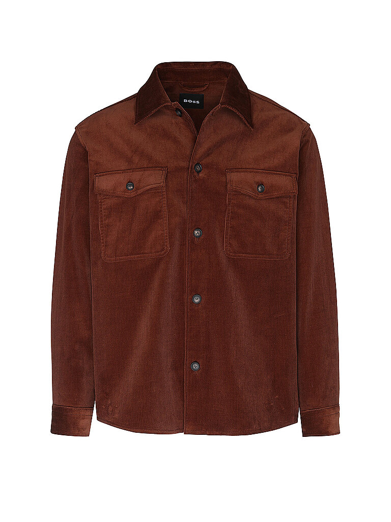 BOSS Overshirt C-CARPER marrón