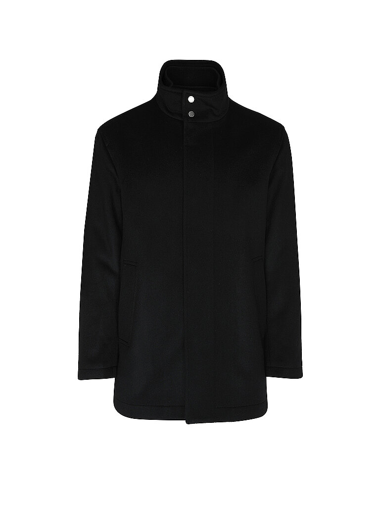 BOSS Abrigo de lana H-COXTAN-BIB negro