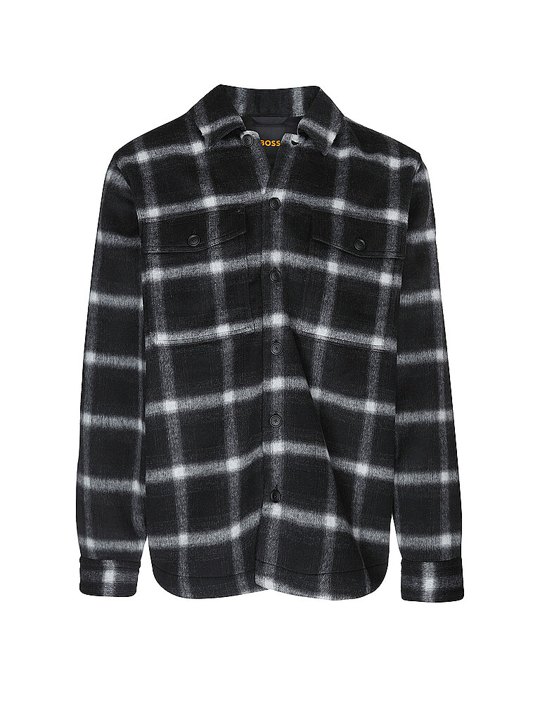BOSS Overshirt LOSKY_M negro