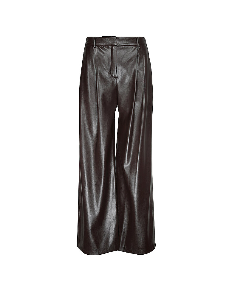 BOSS Pantalón efecto piel TIANA4 marrón