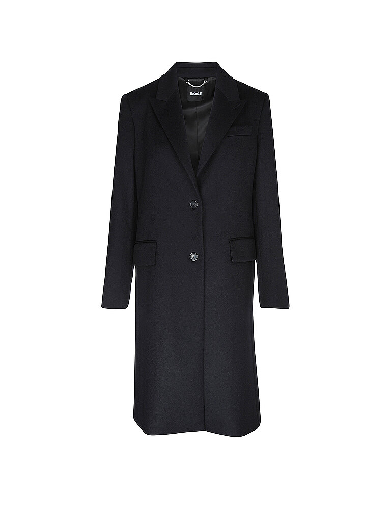 BOSS Abrigo de lana CLASSIN1 azul oscuro