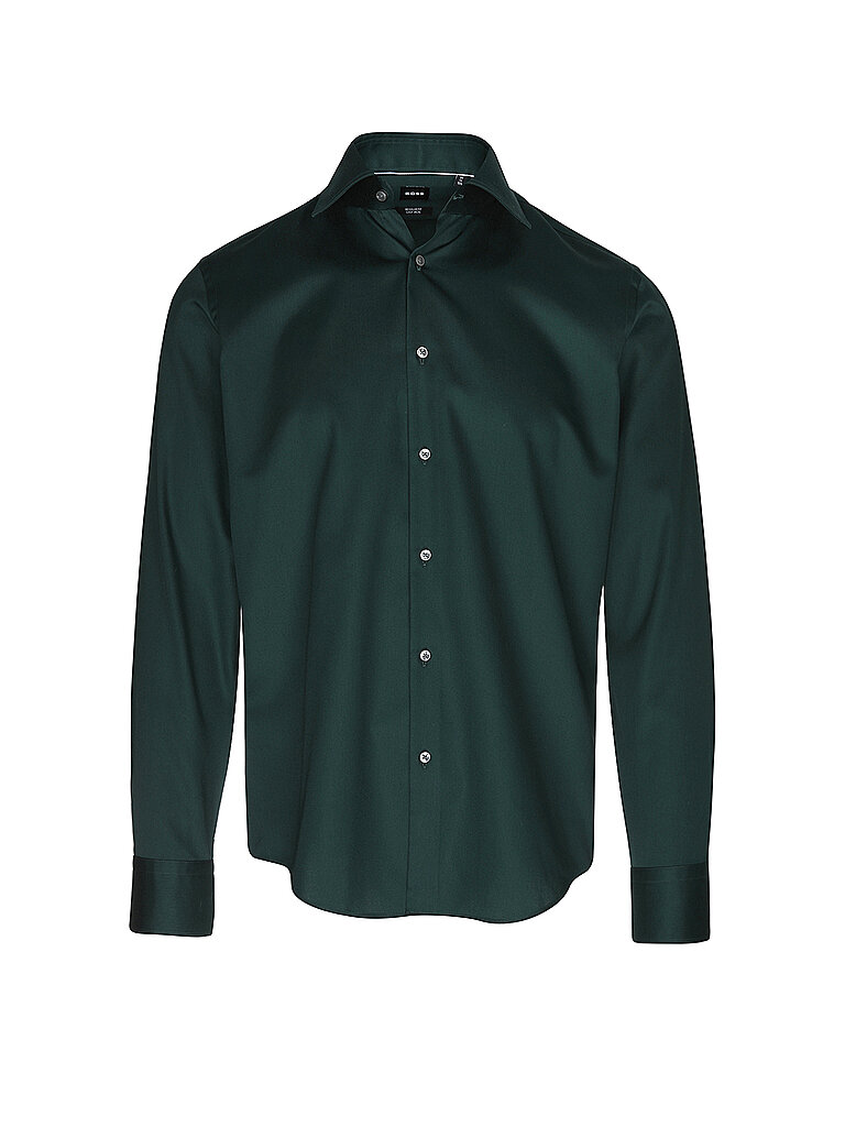 BOSS Camisa Regular Fit JOE verde oscuro