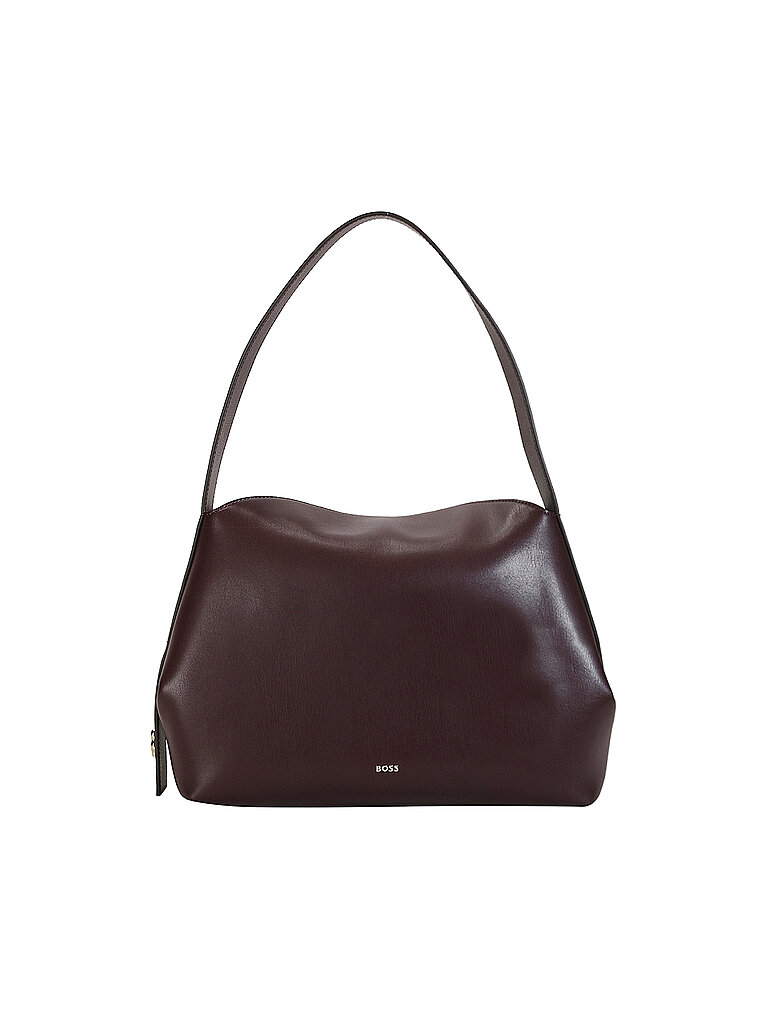 BOSS Bolso de piel - Hobo CAYLIE rojo oscuro