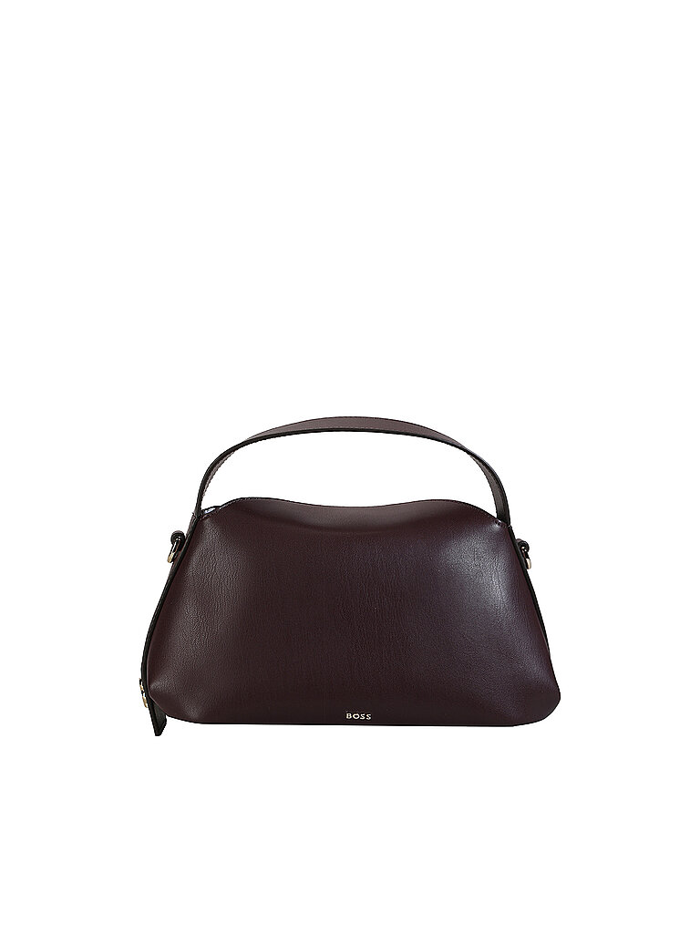 BOSS Bolso de piel - Bandolera CAYLIE rojo oscuro