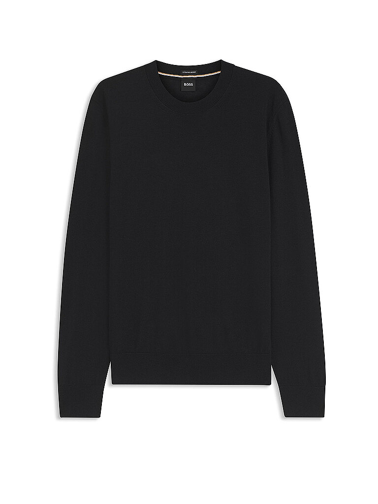 BOSS Pullover H-LENO negro