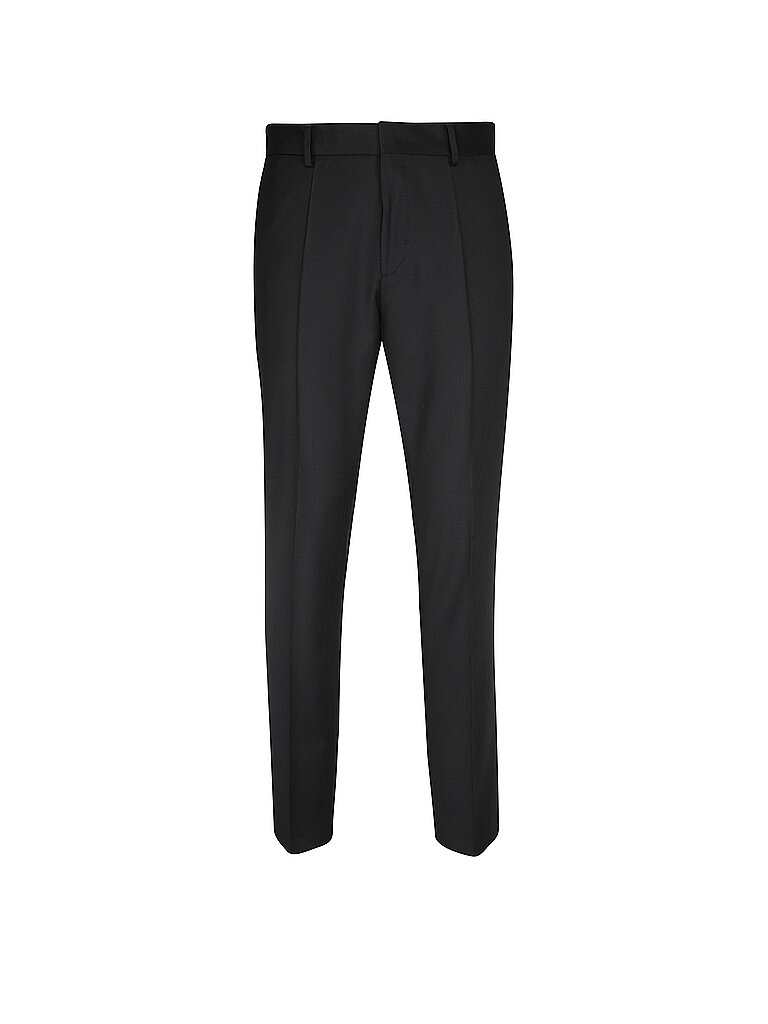 BOSS Pantalón de traje slim fit negro