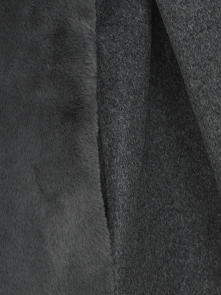 BOSS | Abrigo de lana con aspecto de piel COSFUR_DF | 