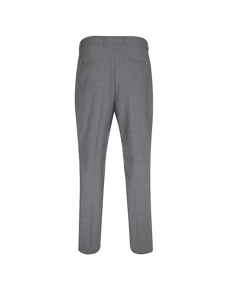 BOSS | Anzughose
Marca: BOSS
Color: gris
Categorías: Moda, Hombre
Etiquetas: Consejo de moda

Material: Lana virgen, Poliéster / Poliamida, Elástico
Diseño: Liso
Largo (pantalones/vaqueros): Largo normal
Estilo: Smart Business
Altura de la cintura: Tiro medi | 