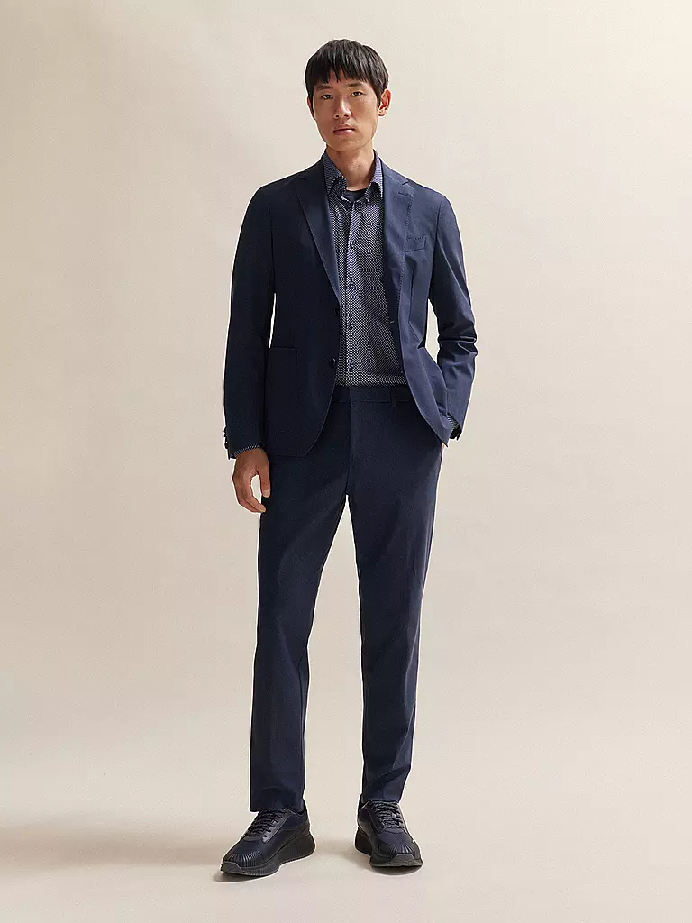 BOSS | Anzughose | Azul oscuro