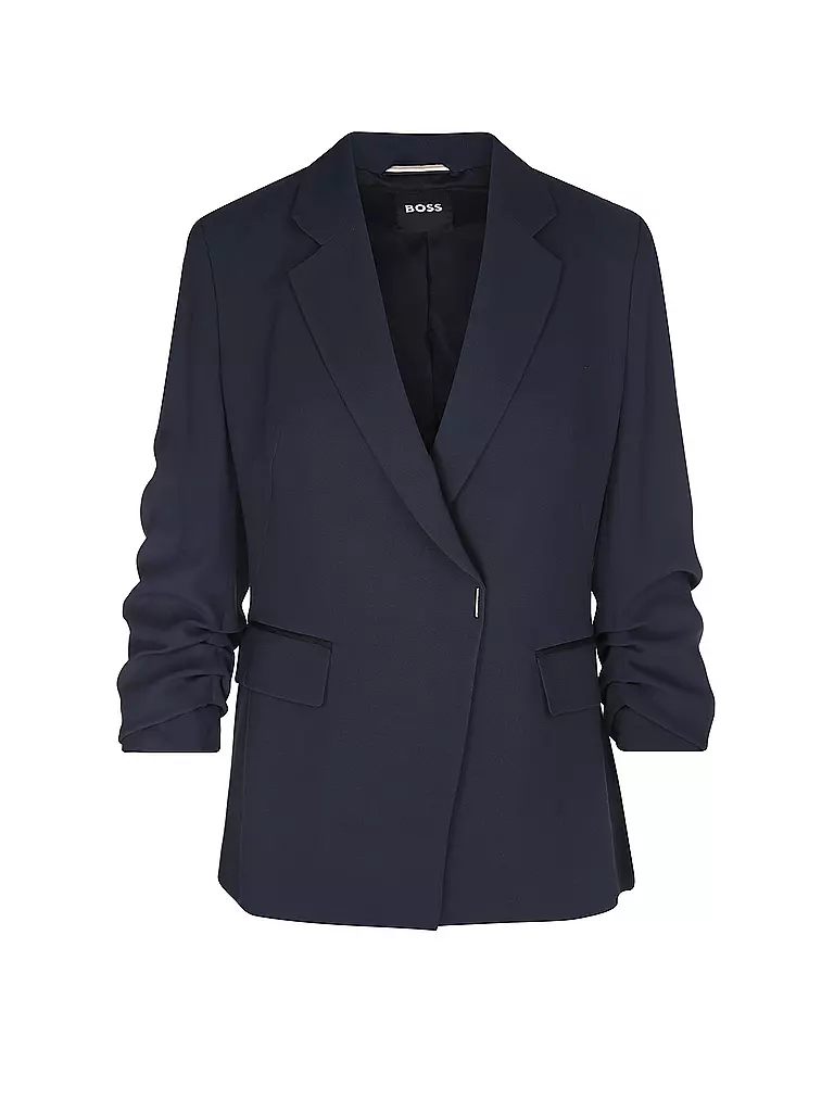 BOSS | Blazer de corte entallado | Azul oscuro