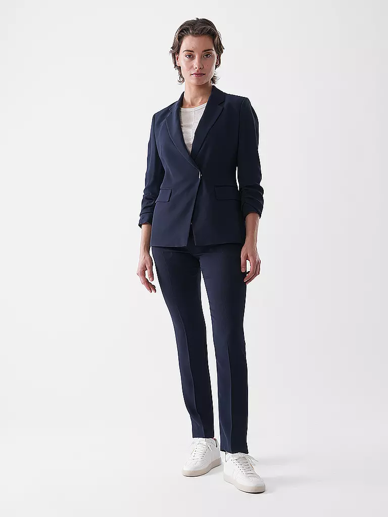 BOSS | Blazer de corte entallado | Azul oscuro