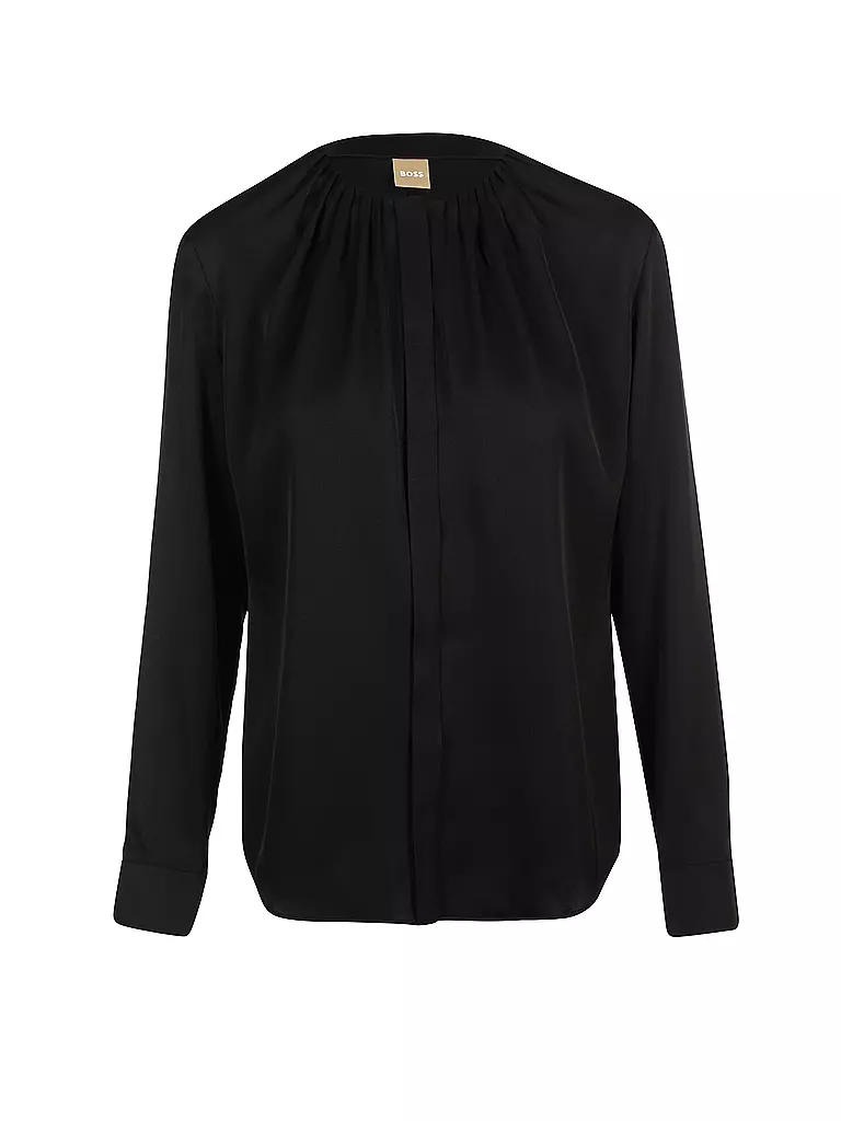 BOSS | Blusa de seda BANORA | Negro