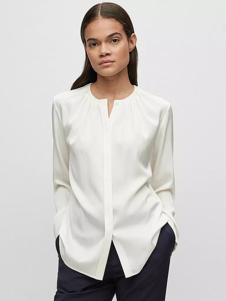BOSS | Blusa de seda BANORA | Blanco