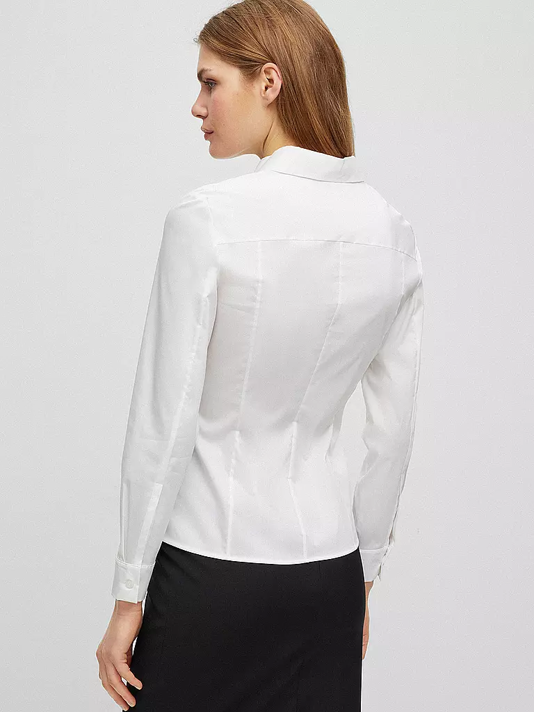 BOSS | Blusa Slim Fit BASHINA | Blanco