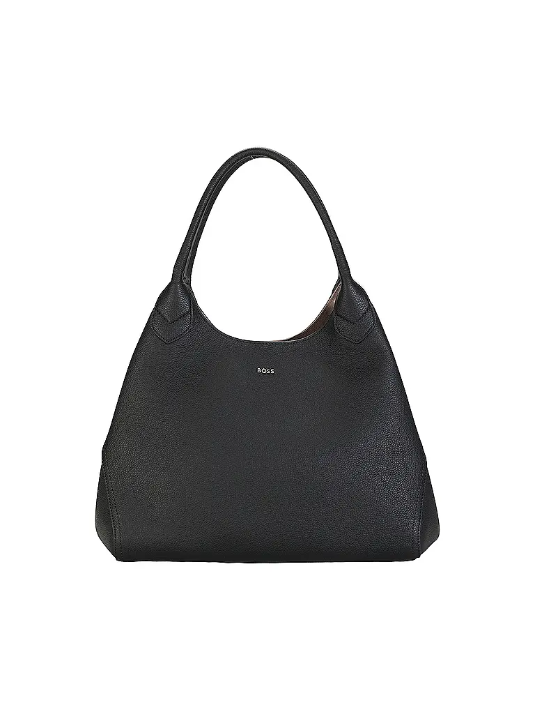 BOSS | Bolso de cuero - Bolso de hombro LENAH TOTE | Negro