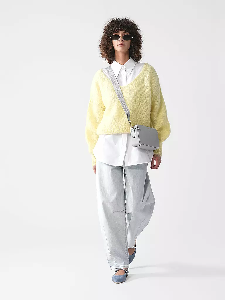 BOSS | Bolso de cuero - Mini Bag ALYCE | Blanco