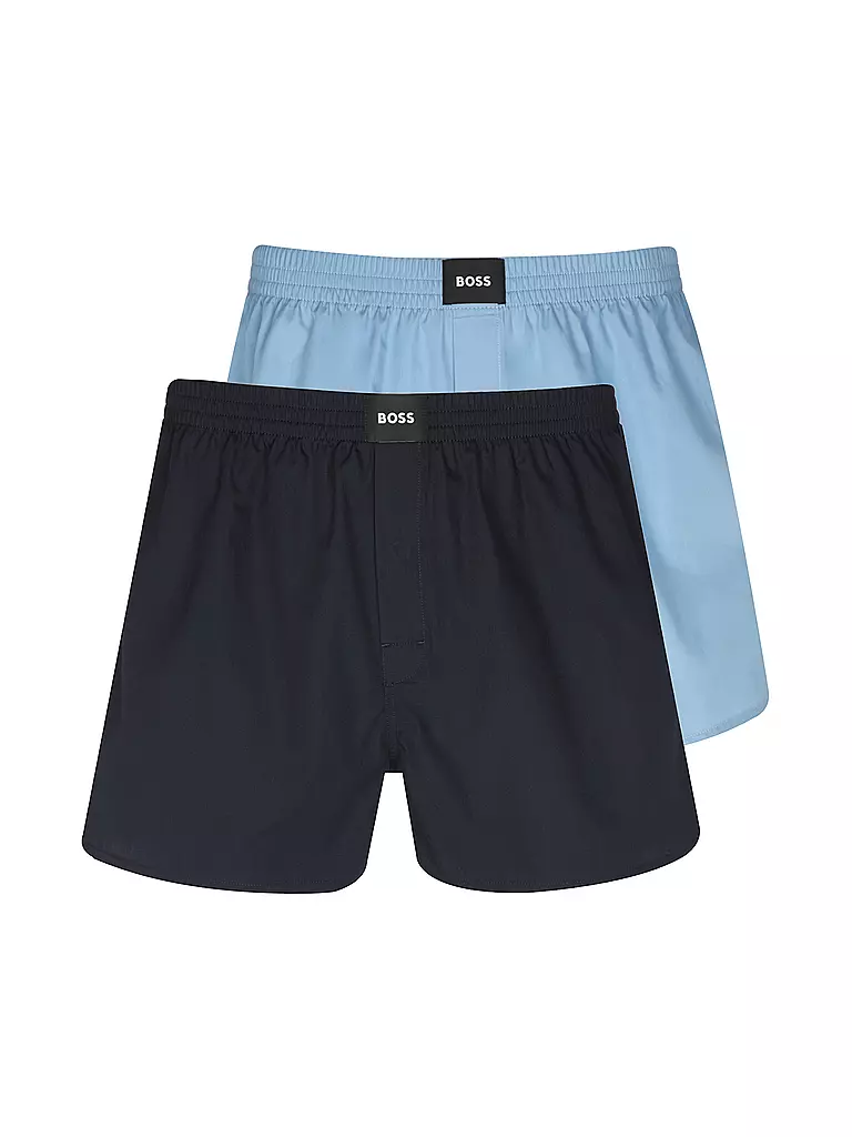 BOSS | Boxershorts Paquete de 2 light / azul pastel | Azul oscuro