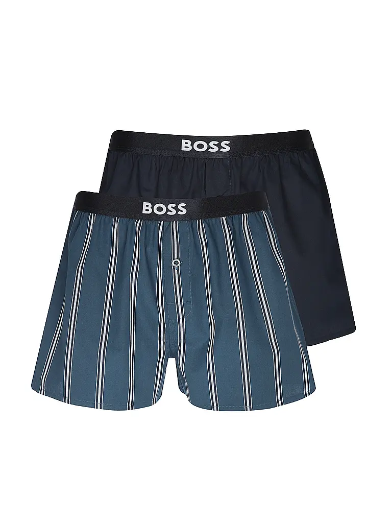 BOSS | Boxershorts paquete de 2 open blue | Azul