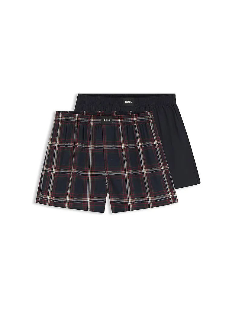 BOSS | Boxershorts paquete de 2 open blue | Azul oscuro