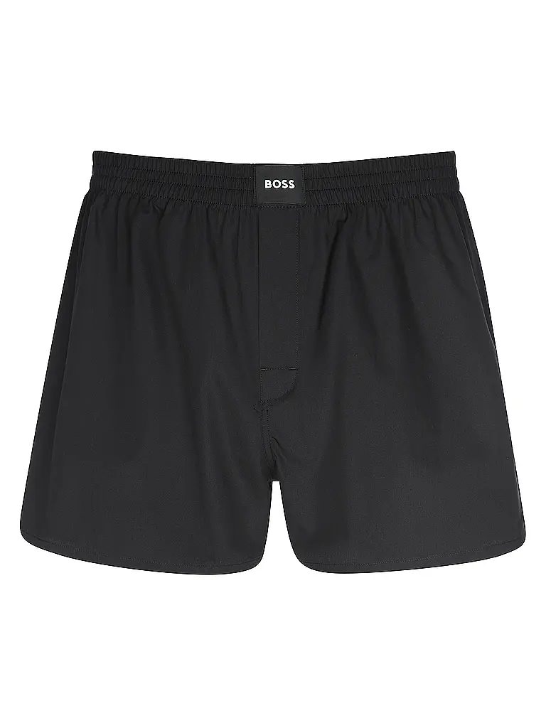 BOSS | Boxershorts Paquete de 2 open blue | Blanco