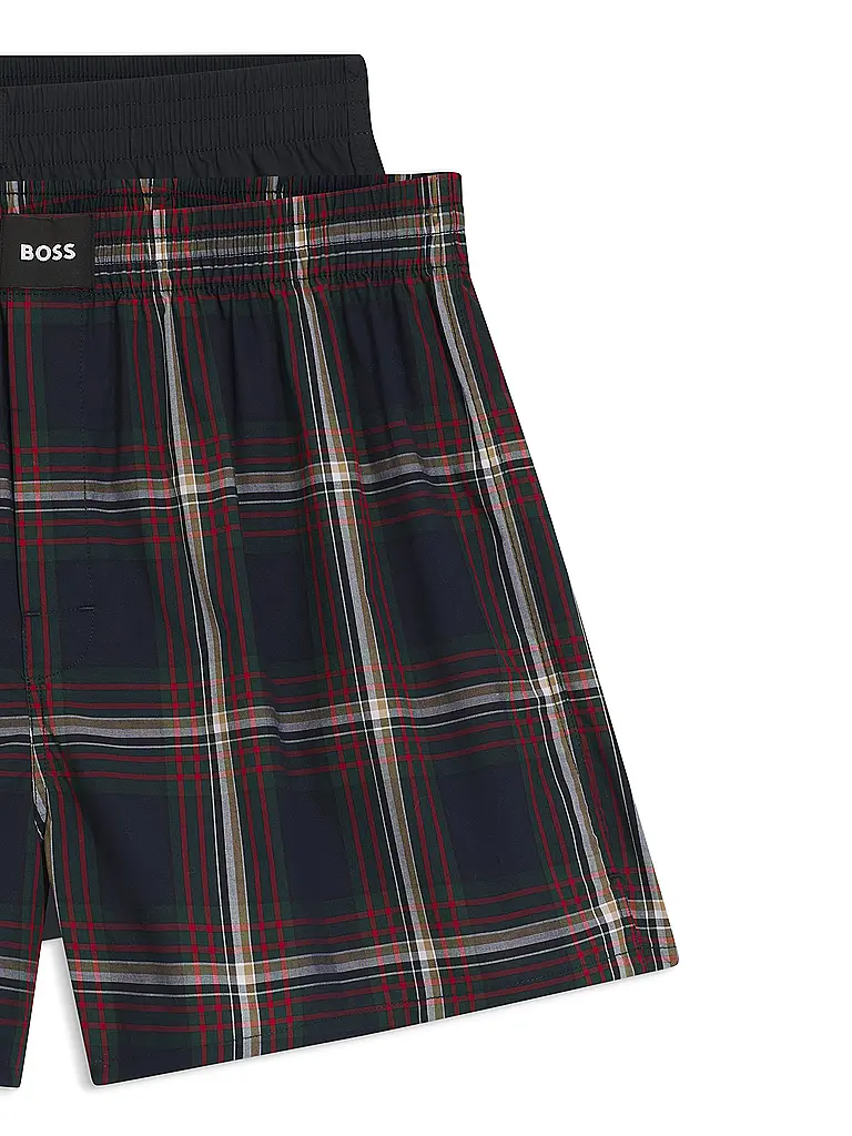 BOSS | Boxershorts paquete de 2 open blue | Azul oscuro