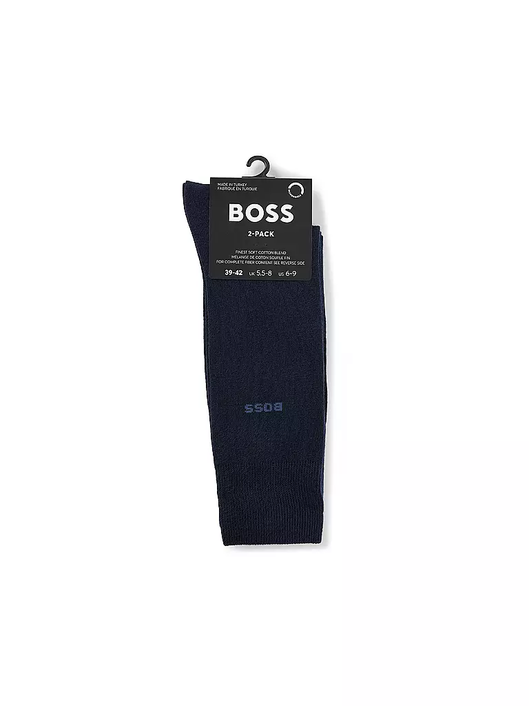 BOSS | Calcetines, paquete de 2, azul oscuro | Azul oscuro