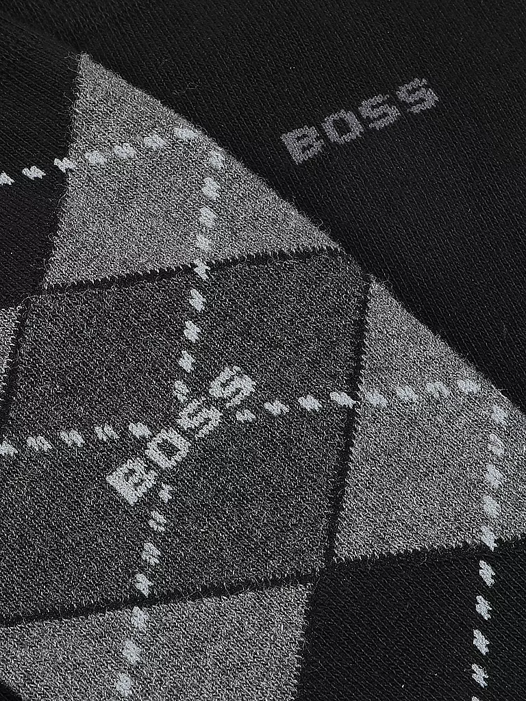 BOSS | Calcetines, paquete de 2, negro | Negro
