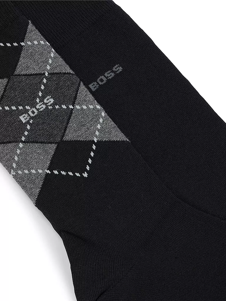 BOSS | Calcetines, paquete de 2, negro | 