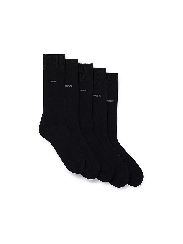 BOSS | Calcetines 5-Pkg negro | Negro
