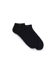 BOSS | Calcetines cortos deportivos, paquete de 2, azul oscuro | Negro