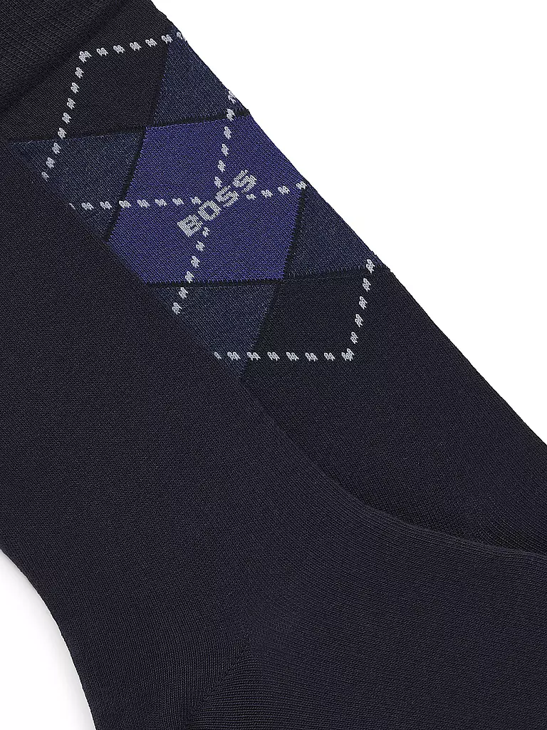 BOSS | Calcetines paquete de 2 azul oscuro |