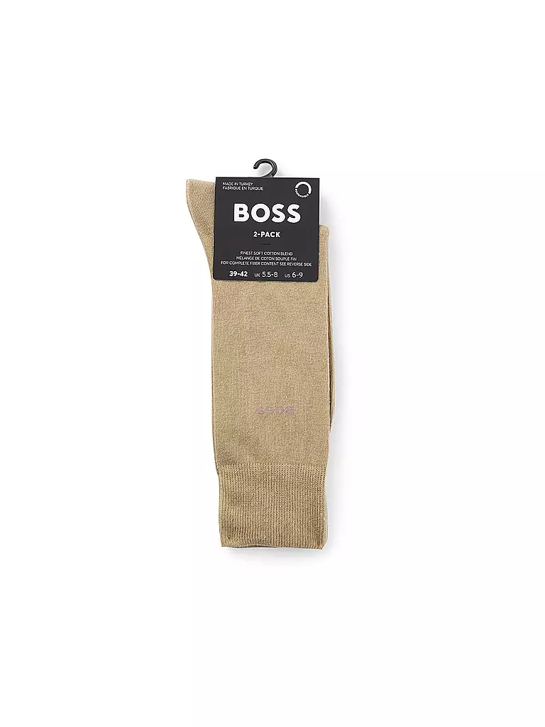 BOSS | Calcetines paquete de 2 beige medio | Beige